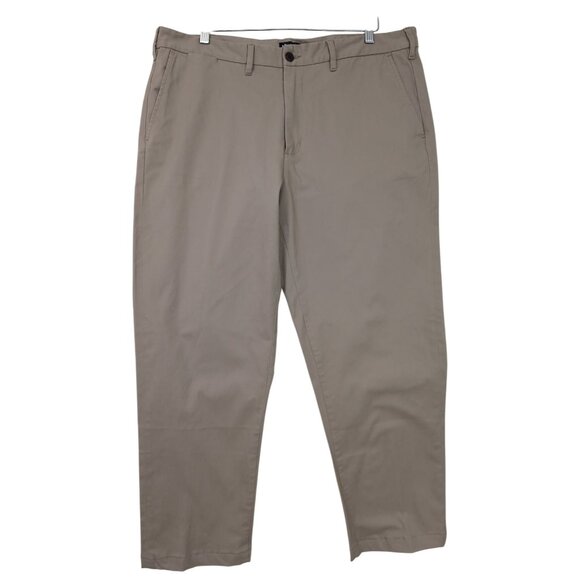 Lands End Chino Pant Mens 38 Khaki Traditional Fit Preppy‎ Business Casual - Picture 1 of 11